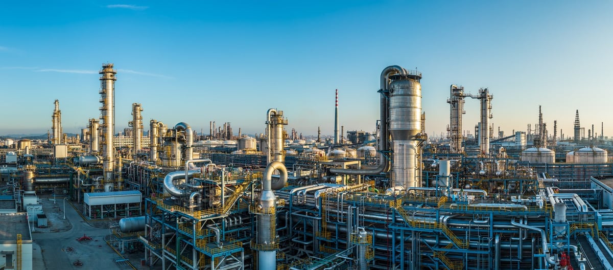 Modern industrial building background